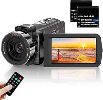 Amazon | ビデオカメラ デジタルカメラ HDMI出力2.7K 16倍