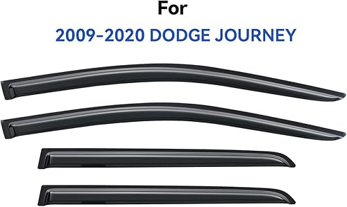 Miniatura 876 de Visores protectores de lluvia para ventana, deflectores de viento de canal exterior para camioneta de cabina sencilla, 2