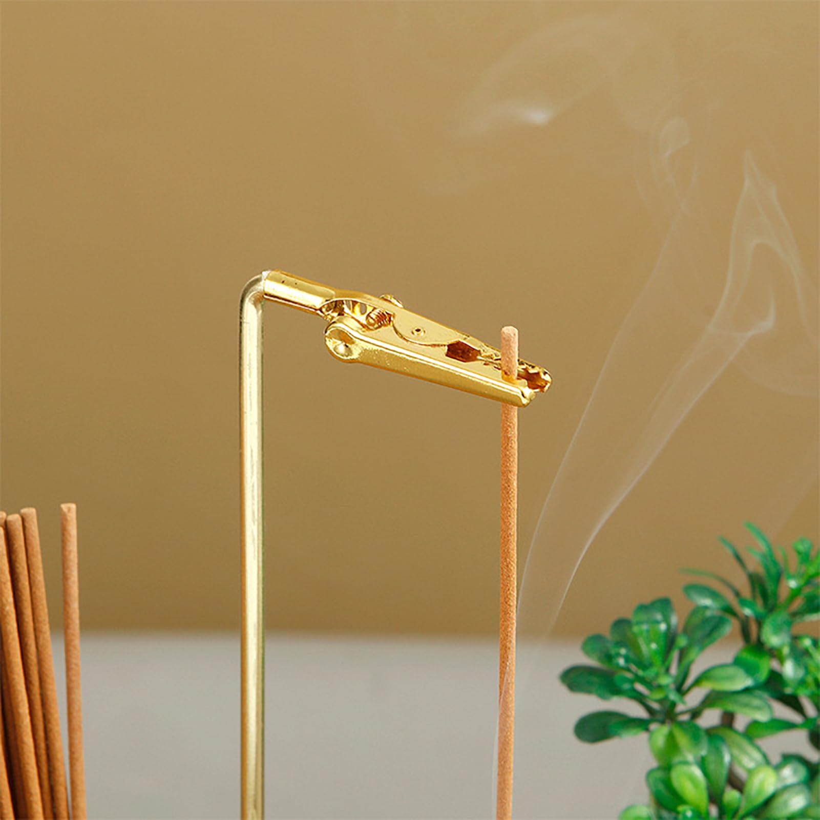 Wooden Upside Down Incense Holder for Sticks with Removable Glass Ash Catcher and Incense Holder for Yoga Spa, Tea - Image 4