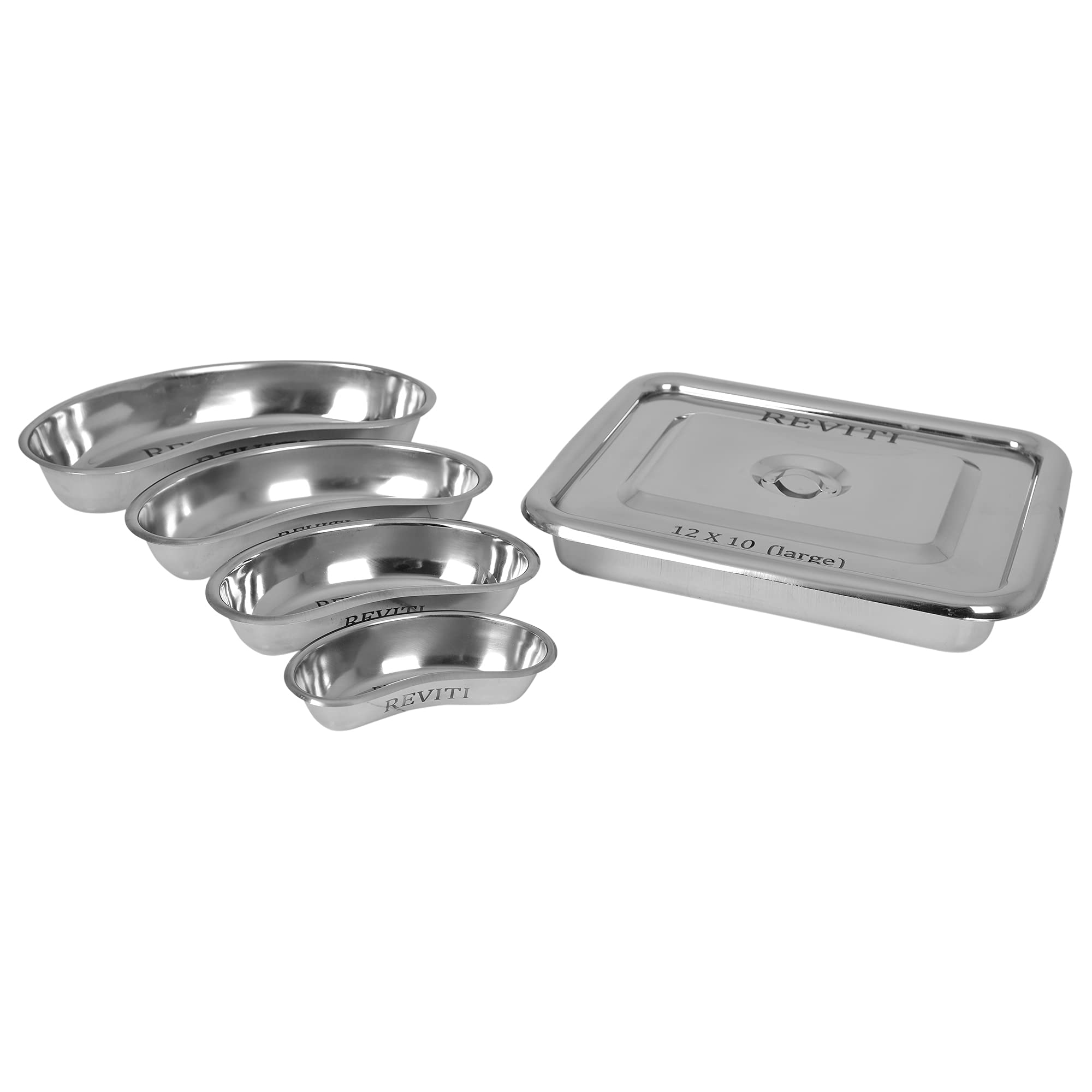 Reviti® by Hospiclub Instrument Tray 12x10, kidney tray 12,10,8,6 inch Heavy Duty Stainless Steel (B0979BPTTN) Amazon Price History, Amazon Price Tracker