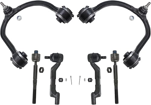 Miniatura 320 de Detroit Axle - Kit de brazos de control AWD para cargador Chrysler 300 Dodge Challenger Magnum, 2 brazos de control superiores delanteros con rótula