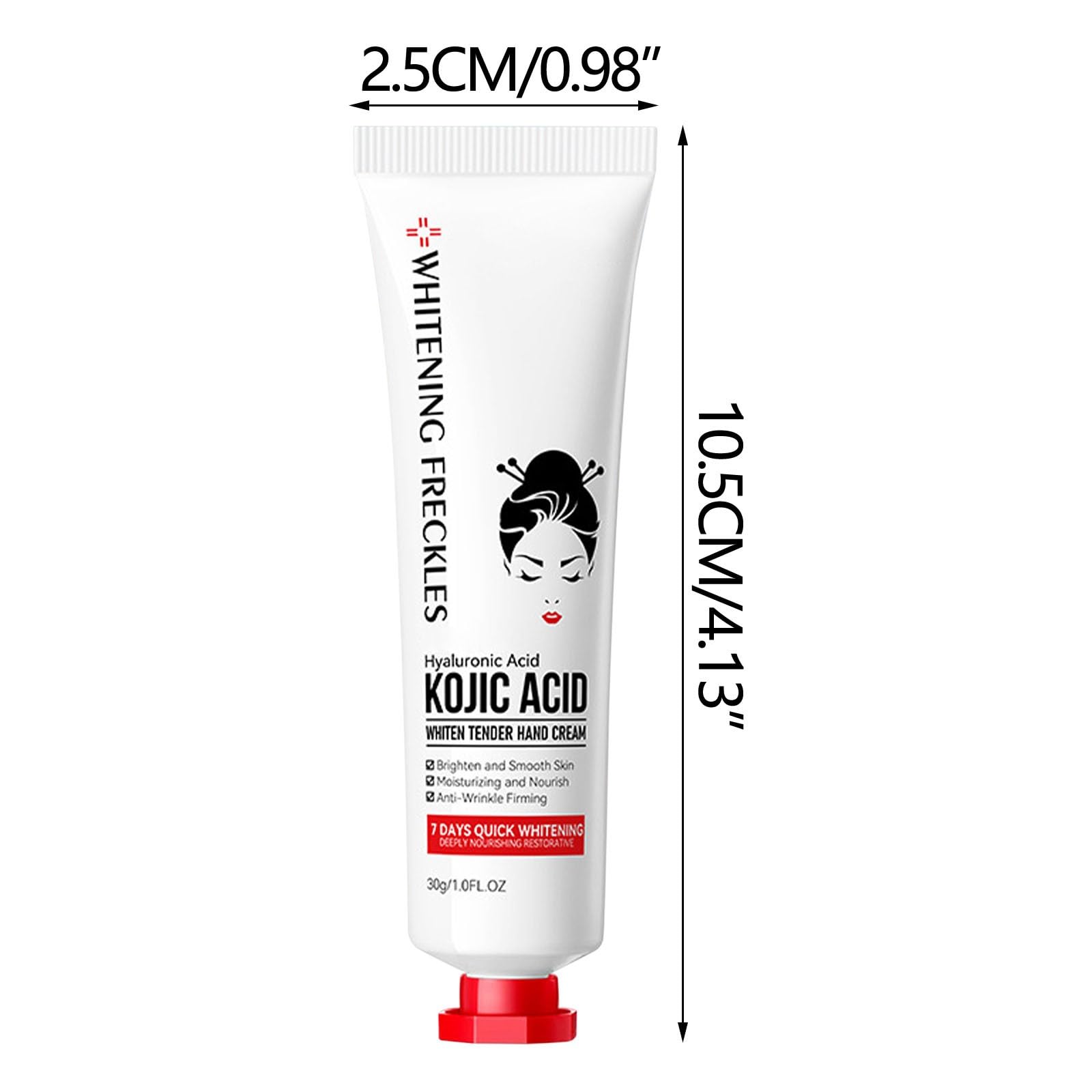 Lot de 3 crèmes à l'acide kojique pour les mains, soin hydratant anti-âge, teint uniforme, dommages du soleil et taches de vieillesse, taches sombres