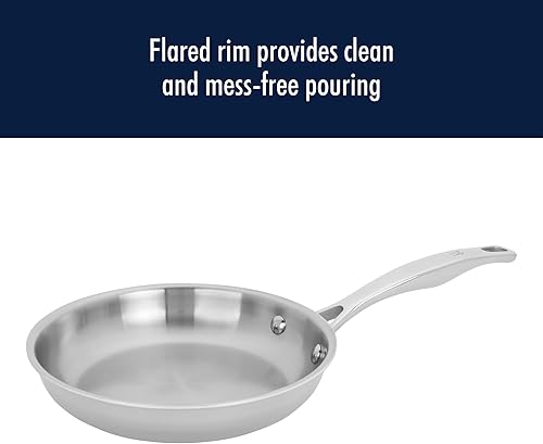 Vista 21 de HENCKELS Clad H3 - Sartén antiadherente de cerámica de inducción de 10 pulgadas con tapa, acero inoxidable, duradera y fácil de limpiar