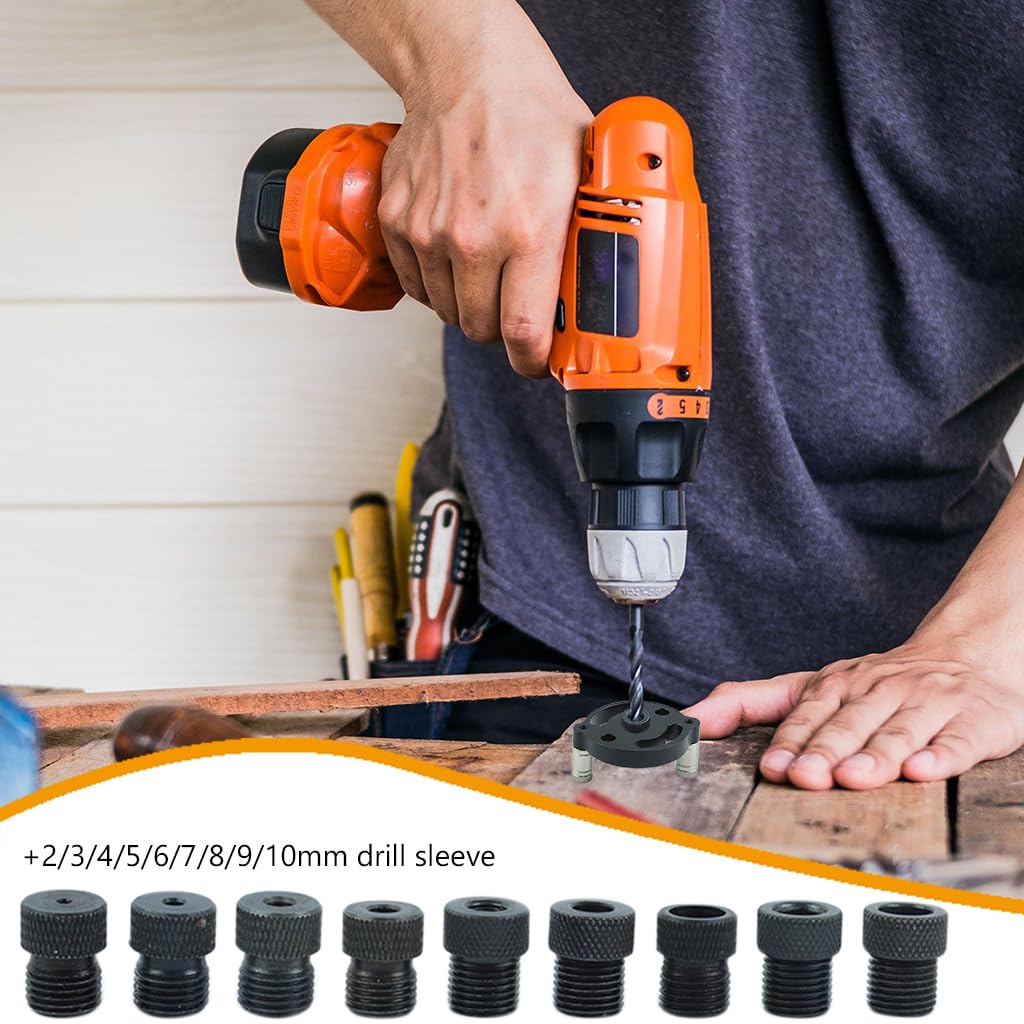 Serplex Self Centering Dowel Jig, Straight Drill Guide for Wood Panels 4