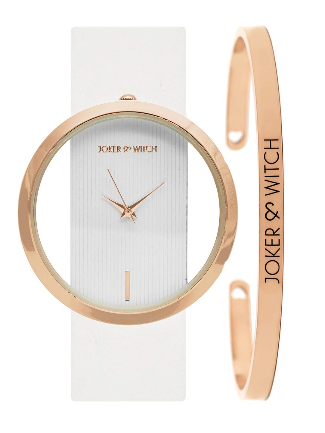 Joker & Witch Leather Vanilla Glitz White Dial Analogue Watch Bracelet Stack For Women, White Band (B08TC4F826) Amazon Price History, Amazon Price Tracker