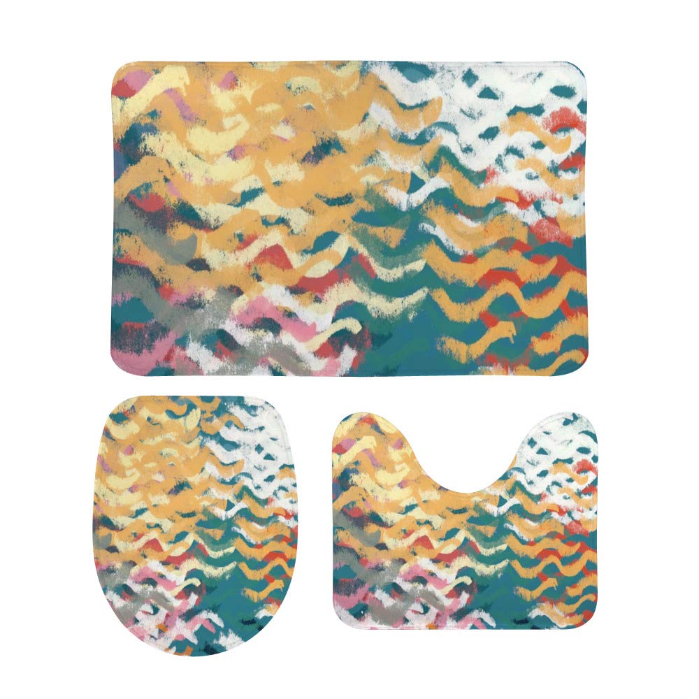 Tapis de bain velours corail pour créer une ambiance cocooning et marine