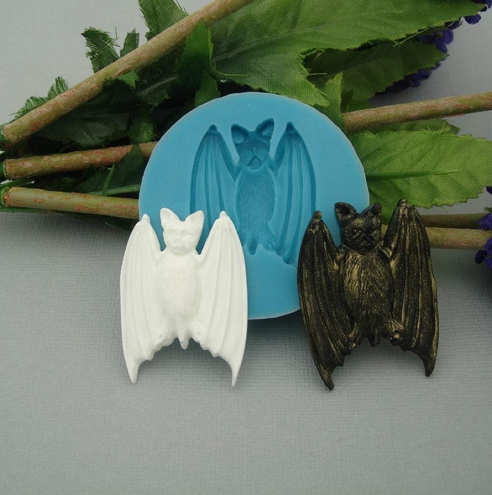 Findings Stop Brand Silicon Mold Bat Jewelry Making Resin Polymer Clay