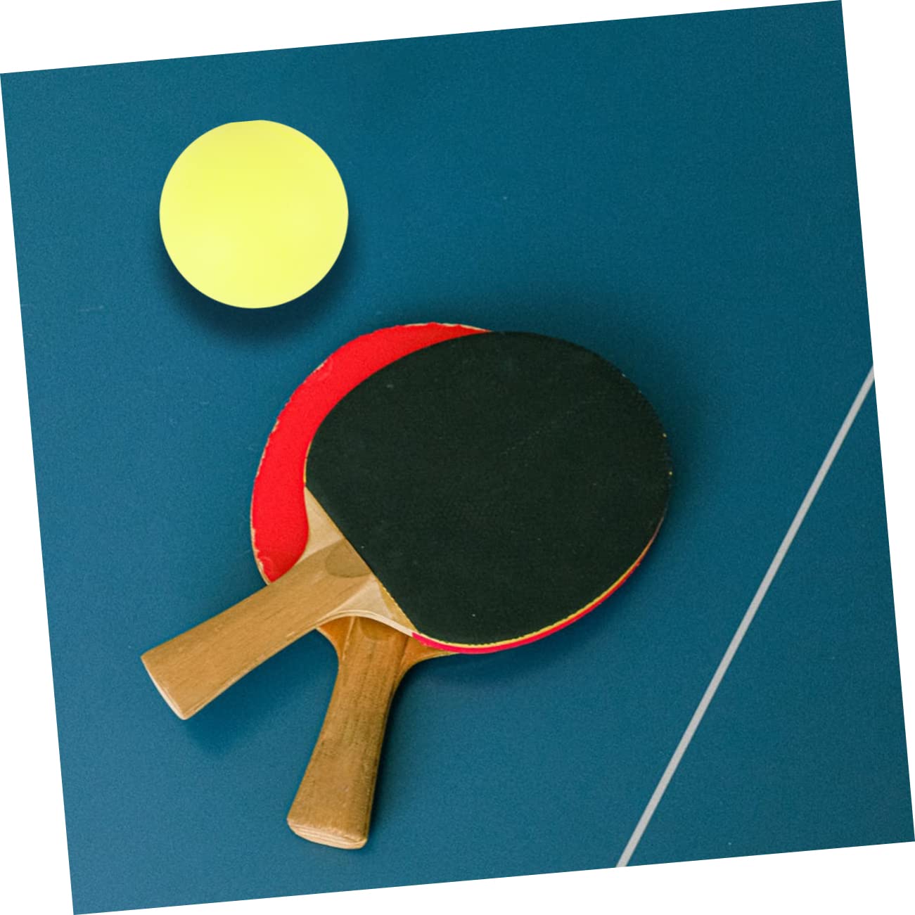 60 Palline da Ping Pong da 40mm in Pp Leggere e Perfettamente Bilanciate, Forma Rotonda per Principianti in Sport All'aperto a Casa