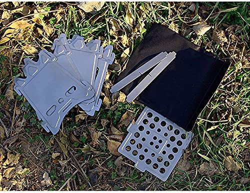 Gulrear Prepper Supplies Backpacking Stove Survival Wood Stove Wood Burning Camp Stove 100%Titanium Stove Portable Backpacking Stove Foldable Ultralight Camping Stove For Camping Backpacking Hiking #TOP6