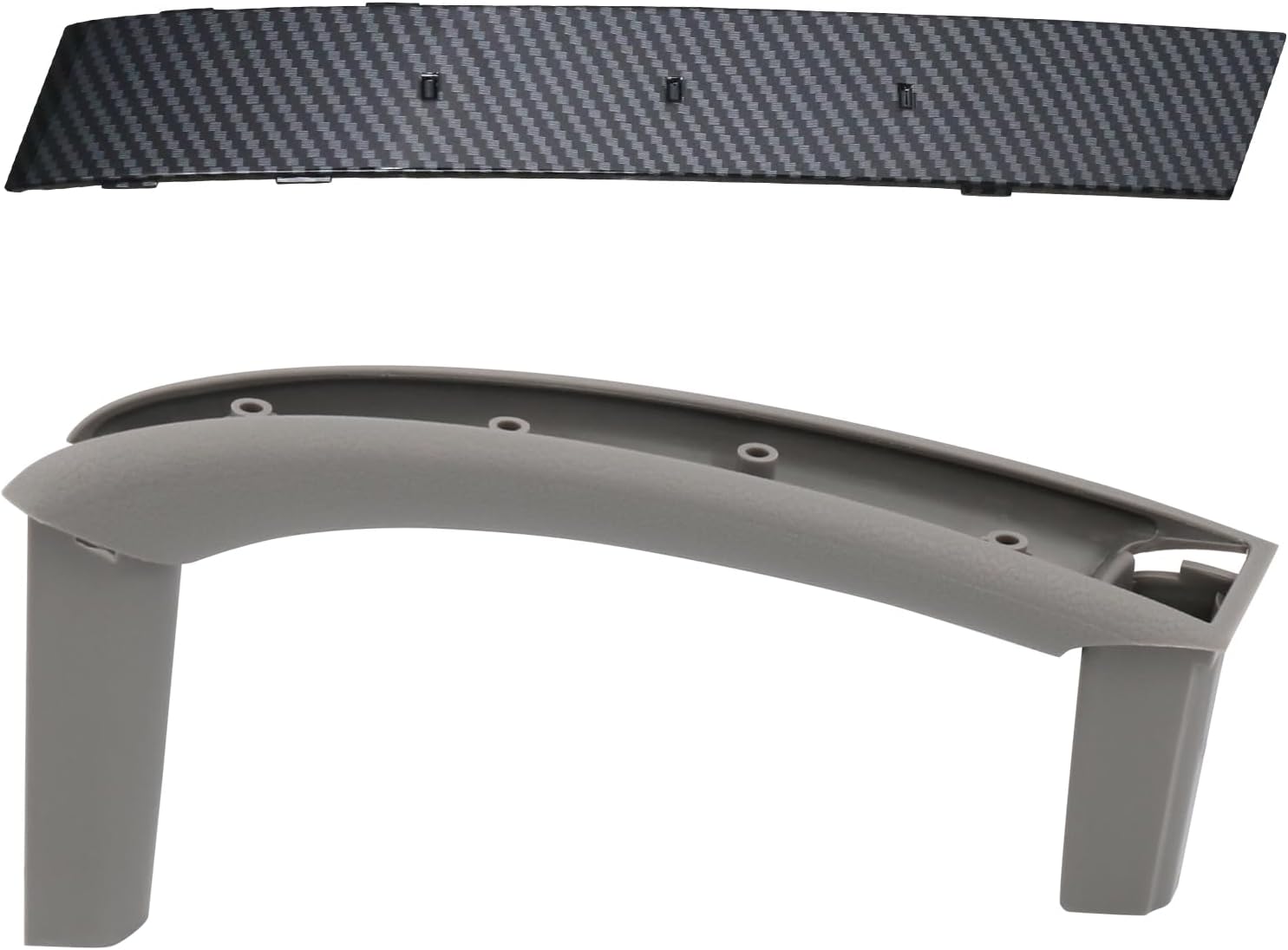 APPERFiT 350Z Door Pull Grip Handle & Carbon Fiber Trim 80978-CD001 80932-CD000 for Interior Door Panel Right Passenger Side Compatible with Nissan 350Z 2003-2005 Accessories Parts