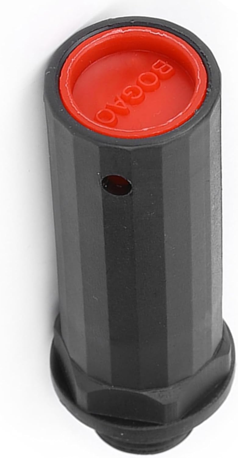 Engineering Plastic Compact Air Compressor Breathing Rod Vent Cap - 5pcs Suitable for Most Piston Compressors