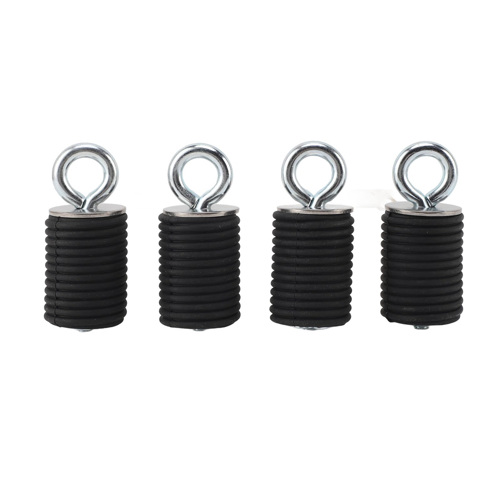 4PCS ATV Lock & Ride Zurranker, 1,45 Zoll (37 mm) Gummi Anschlagpunkt aus Edelstahl, Elastische Ladungssicherung Passend für Polaris Ranger, UTV & ATV