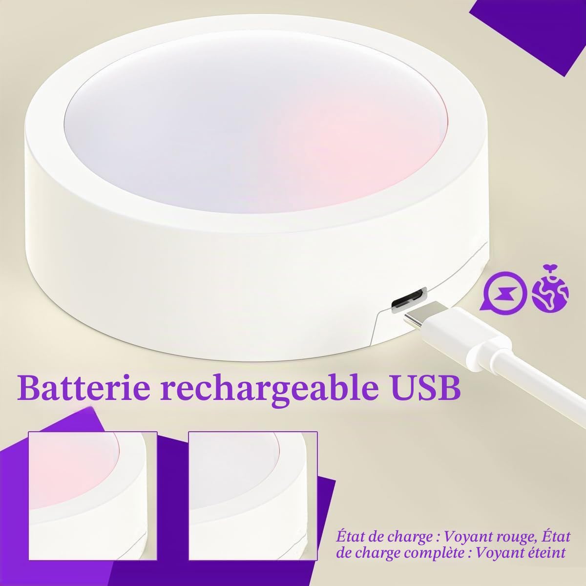 Ensemble de 2 appliques murales en verre transparent à piles, applique murale sans fil rechargeable par USB, style nordique moderne, avec télécommande, coquillage doré, lampe murale sans fil c