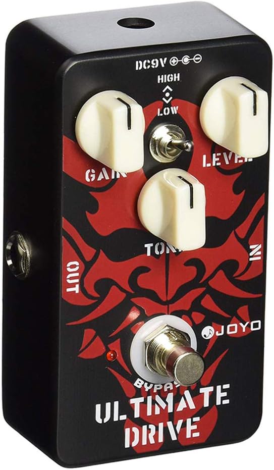 JF-02 Ultimate Overdrive Pedal, featuring true Bypass Wiring, Tone Switch and Quality components