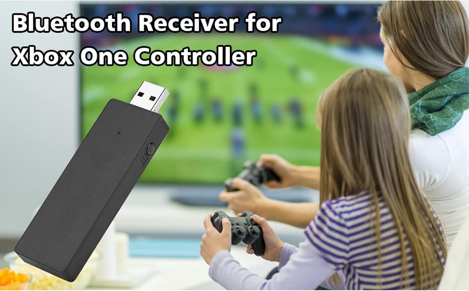 USB Bluetooth Adapter for Works for 10, Dongle Receiver Driver, Compatible with Desktop Laptop Mouse Keyboard Headsets
