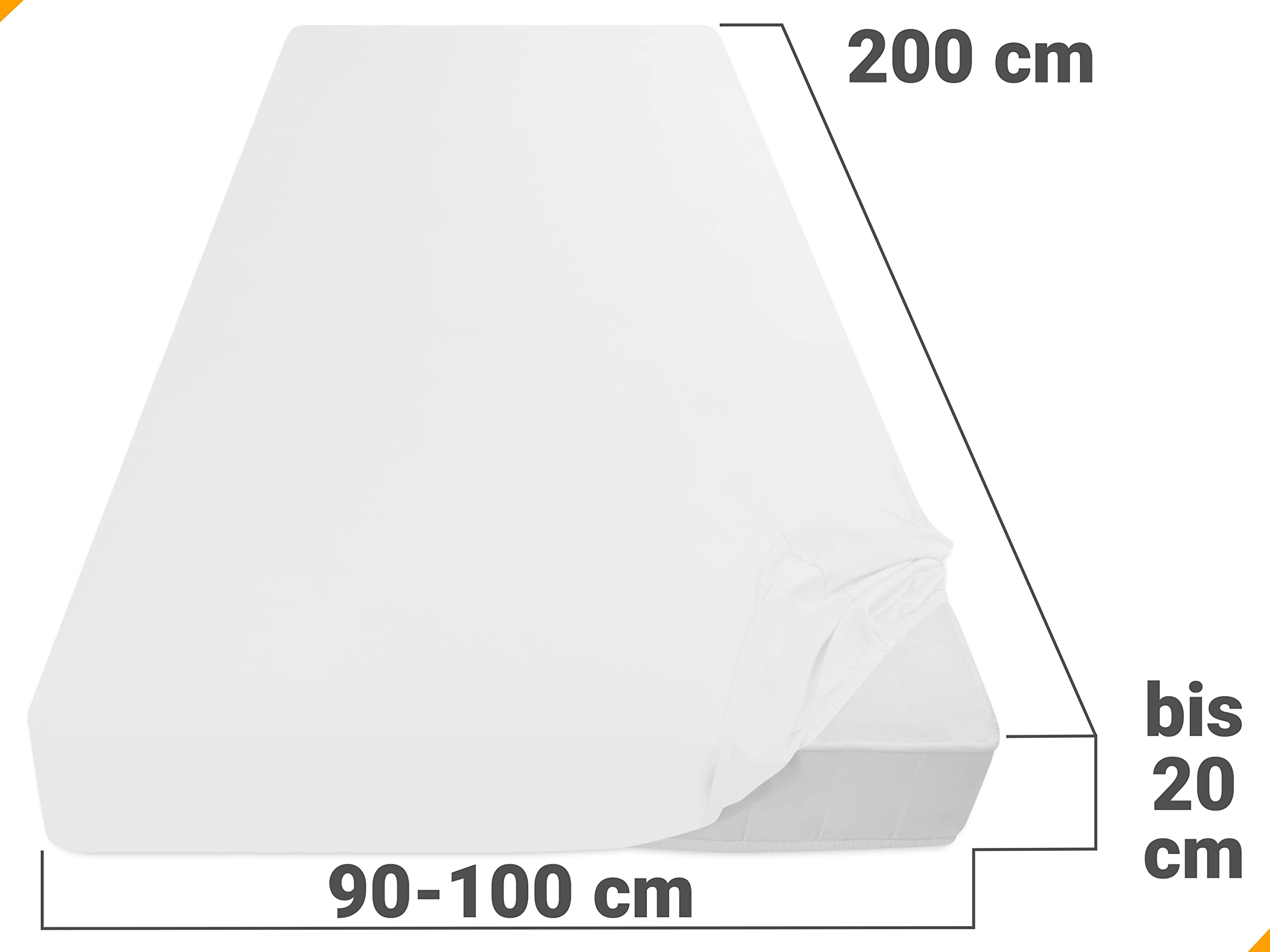 Essix, hoeslaken ballerine, matras tot 20 cm hoog en lakens Essix, hoeslaken ballerine, matras tot 20 cm hoog en lakens