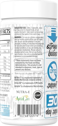Miniatura 4 de VMI Sports Arima-XD - 60 unidades, equilibrio hormonal natural, bloqueador de cortisol antiaromatasa para hombres y mujeres, suplemento para apoyar