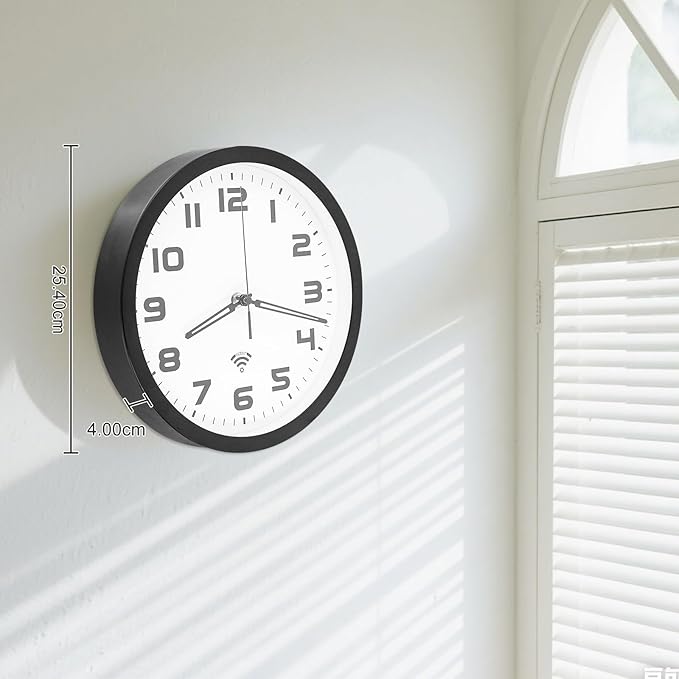 Reloj de Pared Inteligente WiFi 10 Pulgadas Analógico Silencioso Ajuste Automático miniatura 8
