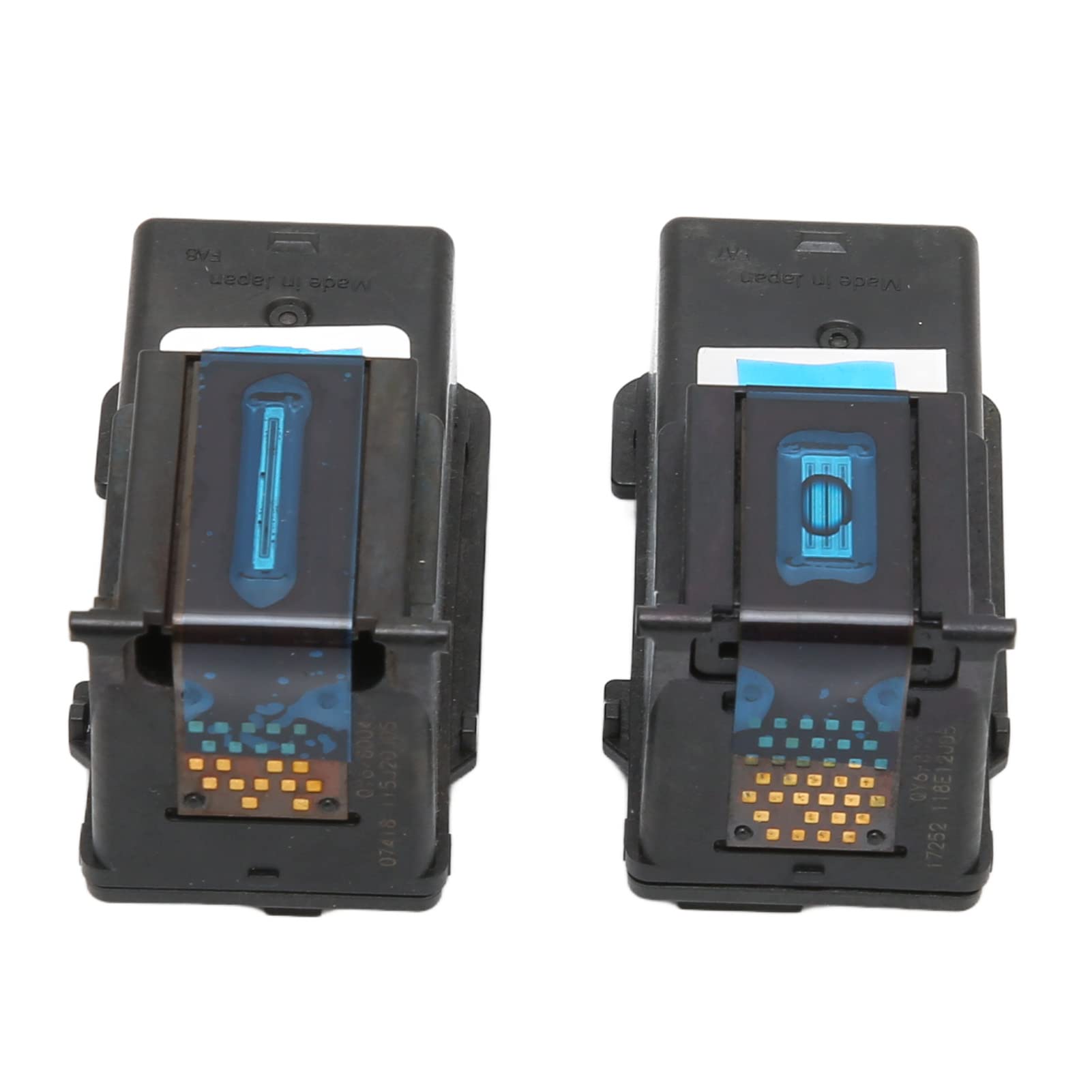 Fyearfly QY6-8004/8020 - Testina di stampa per documenti vividi e foto nitide, confezione da 2, colore nero e a colori, cartuccia di ricambio compatibile con macchine a getto d'inchiostro G1800-G4810.