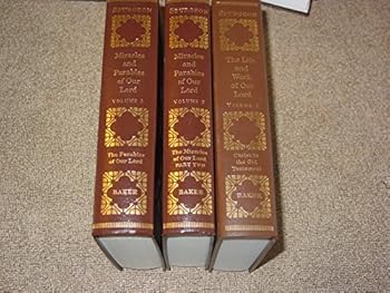 Hardcover Miracles and Parables of Our Lord (Three Volume Set) Book