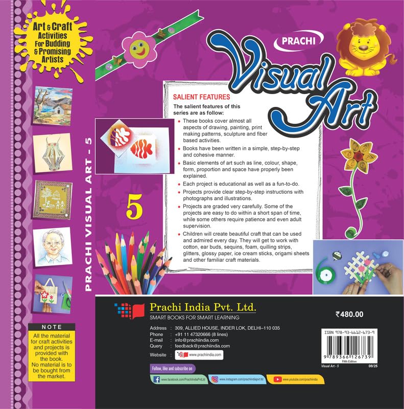 Image of Visual Arts Class 5 (Contents, Methods And Materials In Terms of Activities)