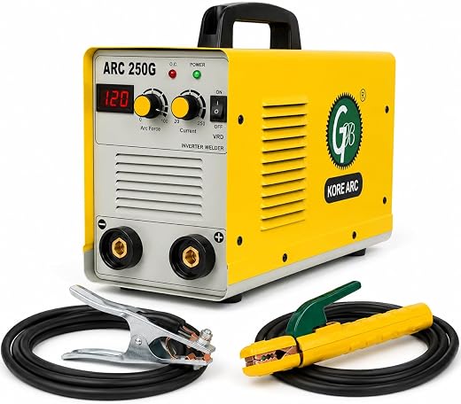 GB KORE ARC 250G 250 Amp ARC Welding Machine with VRD &amp; Arc Force | MOSFET Inverter Technology | Industrial Overcurrent Sw...