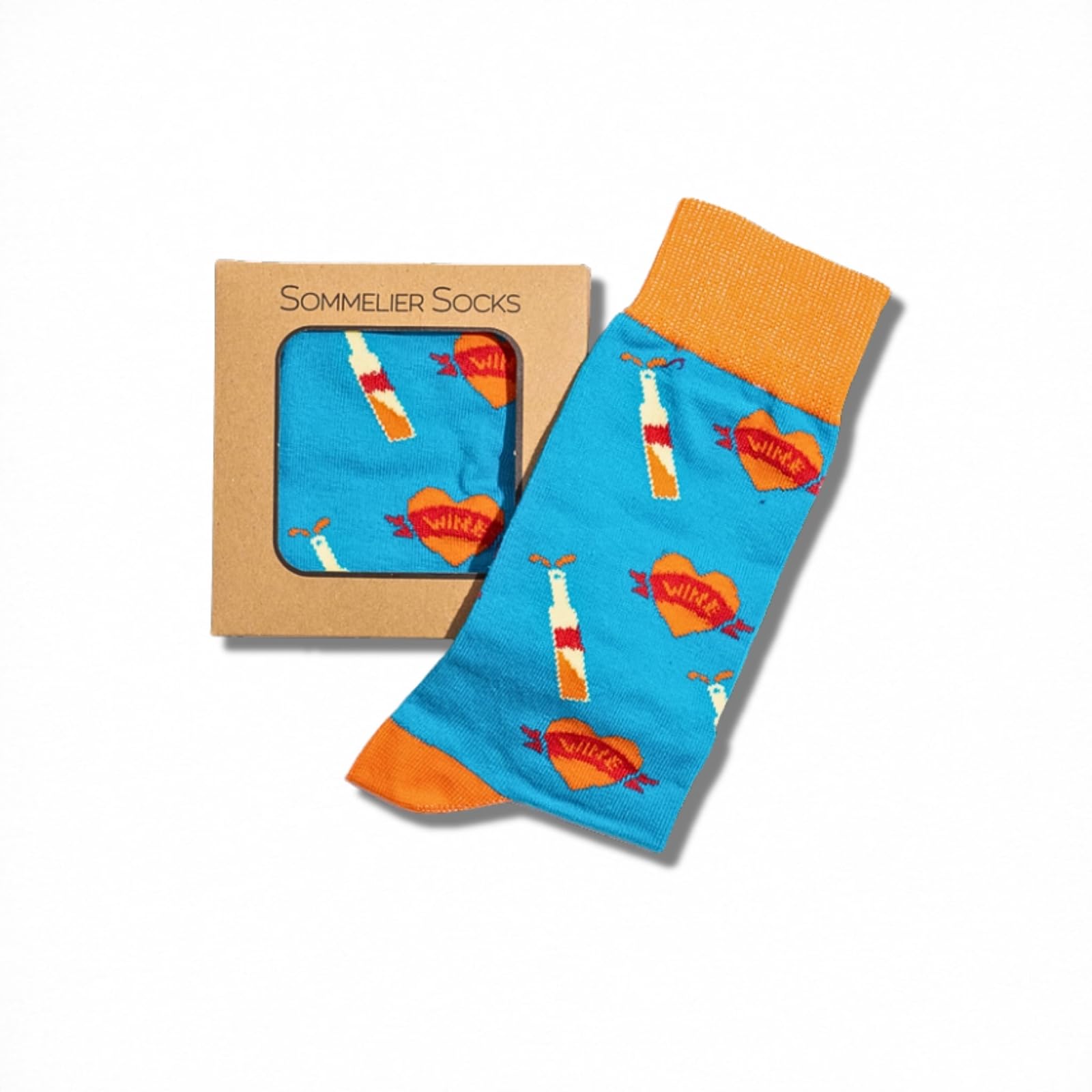 Sommelier Socks Unisex Turquoise - Funky - Uk Size 7.5-11.5