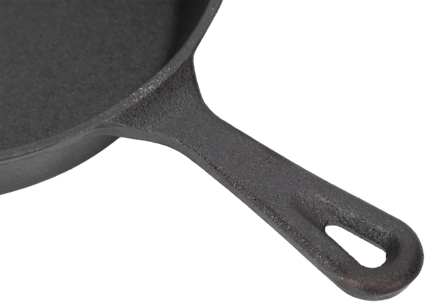 Round Grill Pan Frying Pan Cast Iron Non Stick Fried Egg Cooker Pan Egg Frying Pan Frying Grill Pan Breakfast Pan, Handle for Cooking Ham Omelet Egg Muffins Bacon(20cm/7.9in)