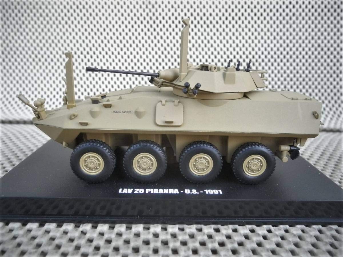 Amazon | ◎1/43絶版米軍LAV25ピラニア・25㎜対戦車砲装備:ケース付き