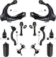 Vista 85 de Detroit Axle – 12 brazos de control superiores e inferiores delanteros con rótulas, barras de unión exteriores e interiores con topes, barras