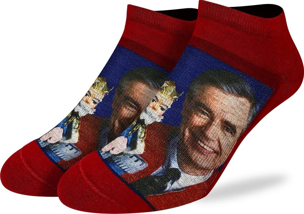 Good Luck Sock Men's Mister Rogers Ankle Socks, Adult