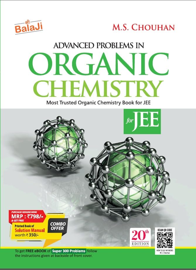 Image of Advanced Problems in Organic Chemistry for JEE - 20th Edition, 2026