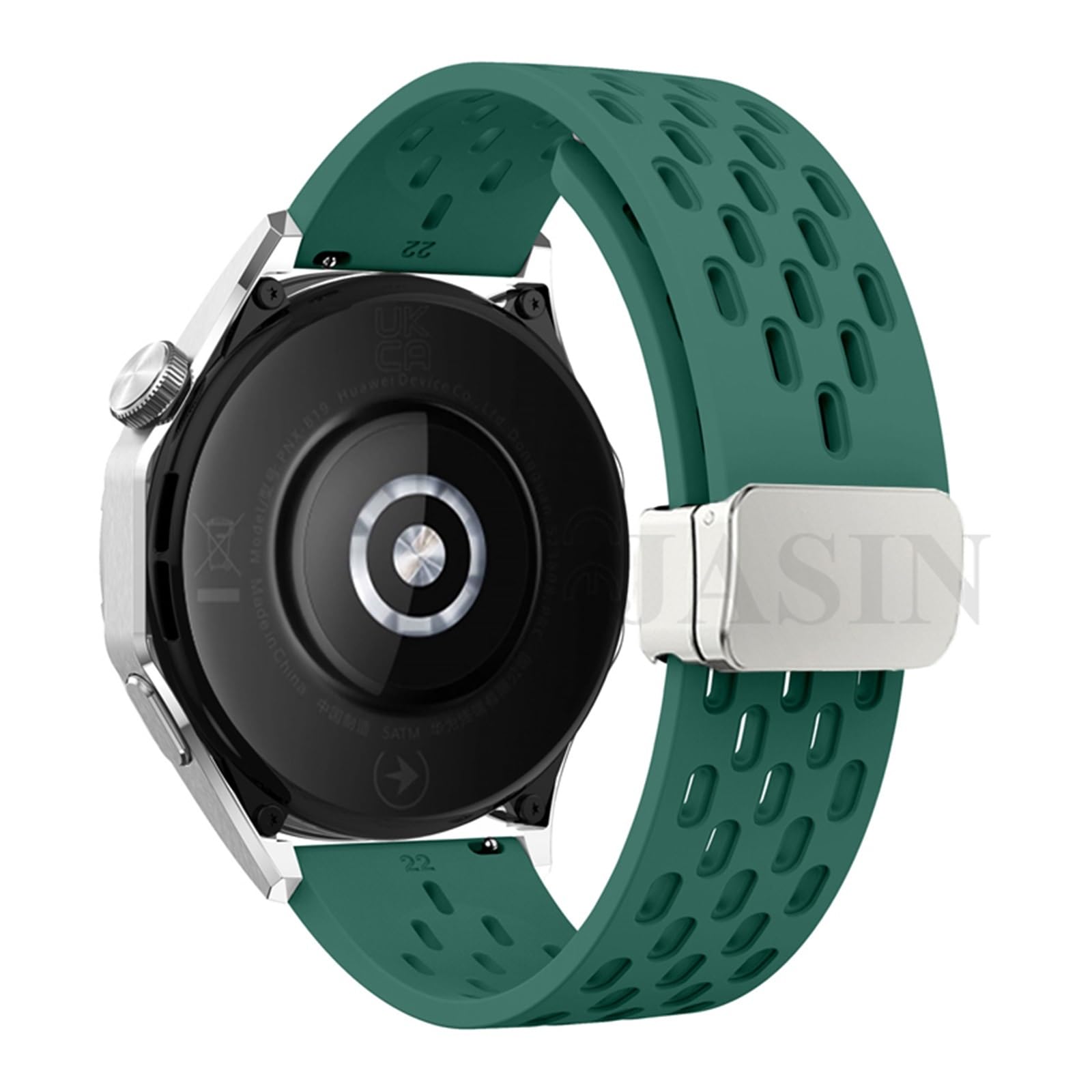 SCHIK 18/20/22mm correa de silicona magnética para reloj GT 5 46mm 41mm transpirable banda deportiva para GT5 Pro GT4 GT3 GT2 Correa correas de reloj
