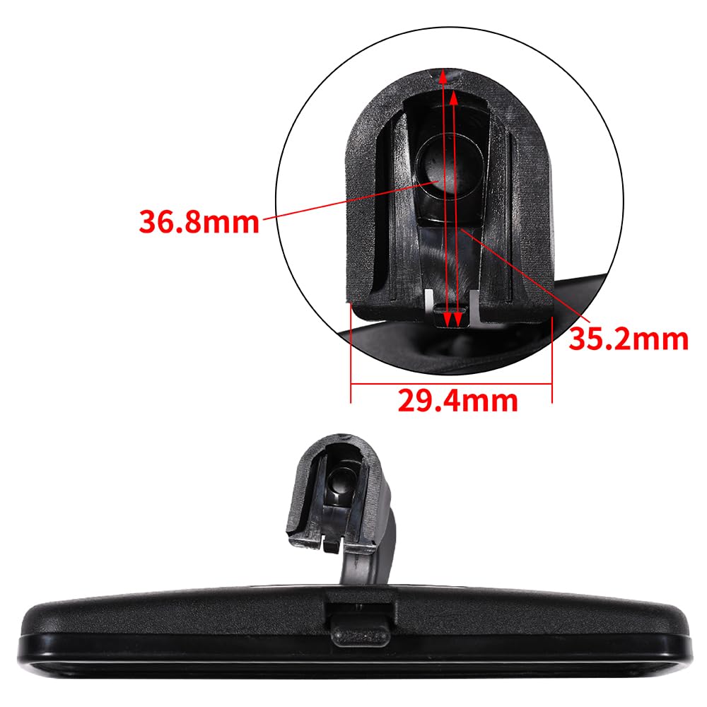 Specchietto Retrovisore Specchietto retrovisore interno 4982463 Compatible con FORD Fiesta V Mondeo III Focus I