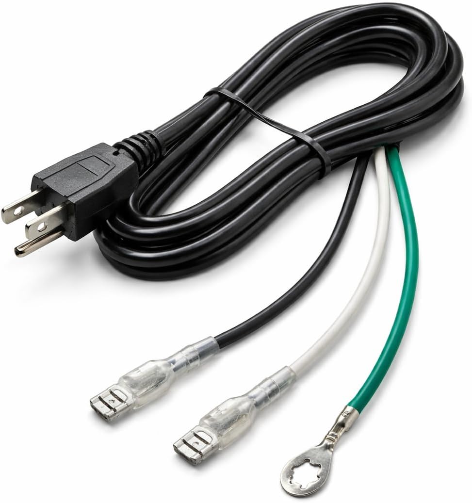 Treadmill Power Cord 7ft | Replacement for Nordictrack, Proform, GoldsGym, FreeMotion, Reebok, HealthRider, Weslo Treadmills | Part #031229