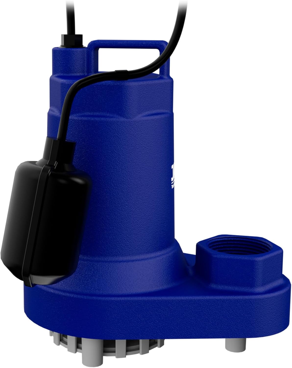 JACKEL SUM330CIT 1/3 HP 4200 GPH Cast Iron Submersible Sump/Effluent Pump with Tethered Float Switch and Piggy-Back Power Cords