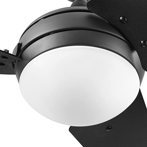 Miniatura 10 de Honeywell Ventiladores de techo Neyo, ventilador de techo LED contemporáneo de 52 pulgadas para interiores con luz, control remoto, aspas modernas