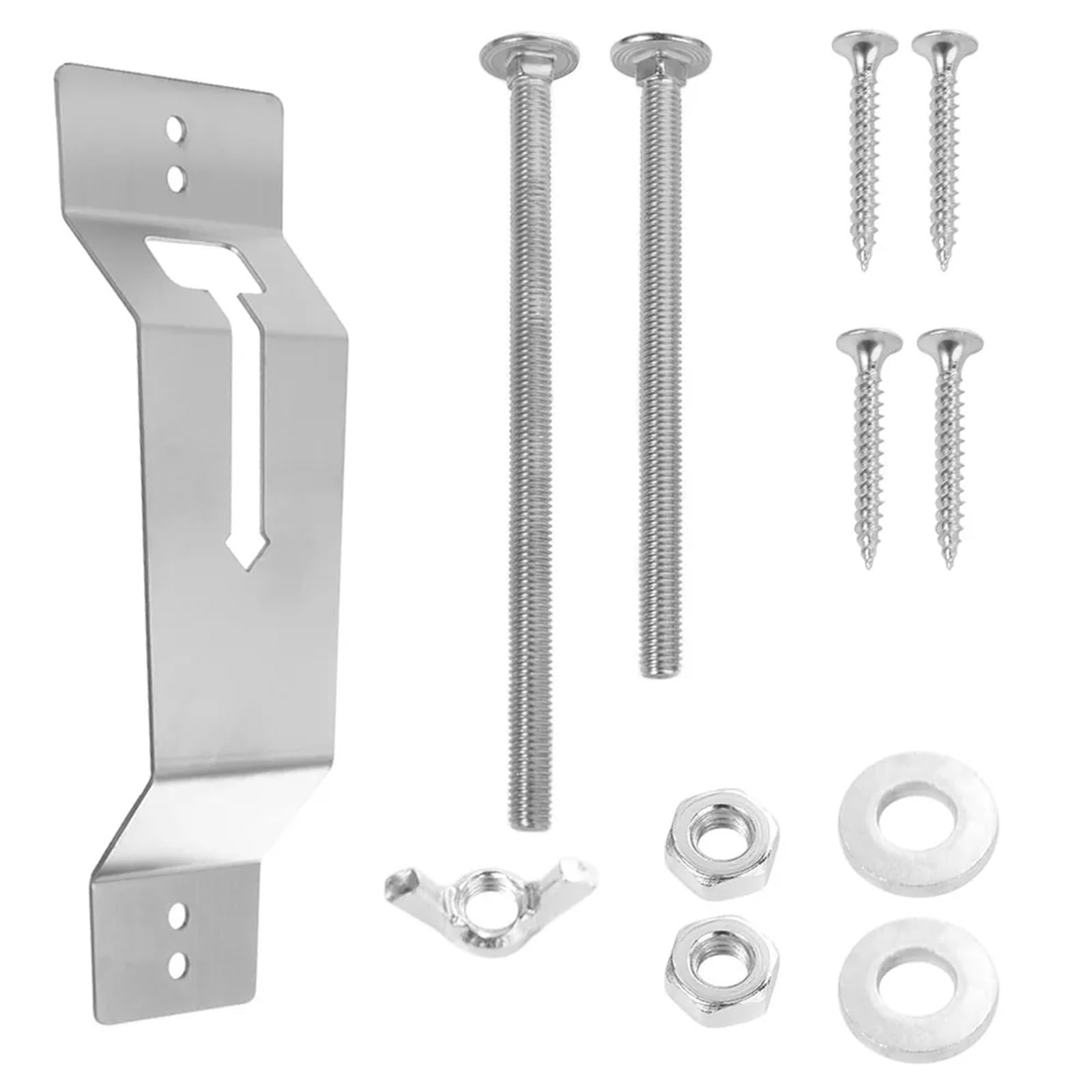 uchwyt ścienny do opon Uchwyt na koło zapasowe do montażu na ścianie Uniwersalny uchwyt na koło odporny na zużycie Oszczędność miejsca Stabilna podstawa Spare Tire Mount(Silver)