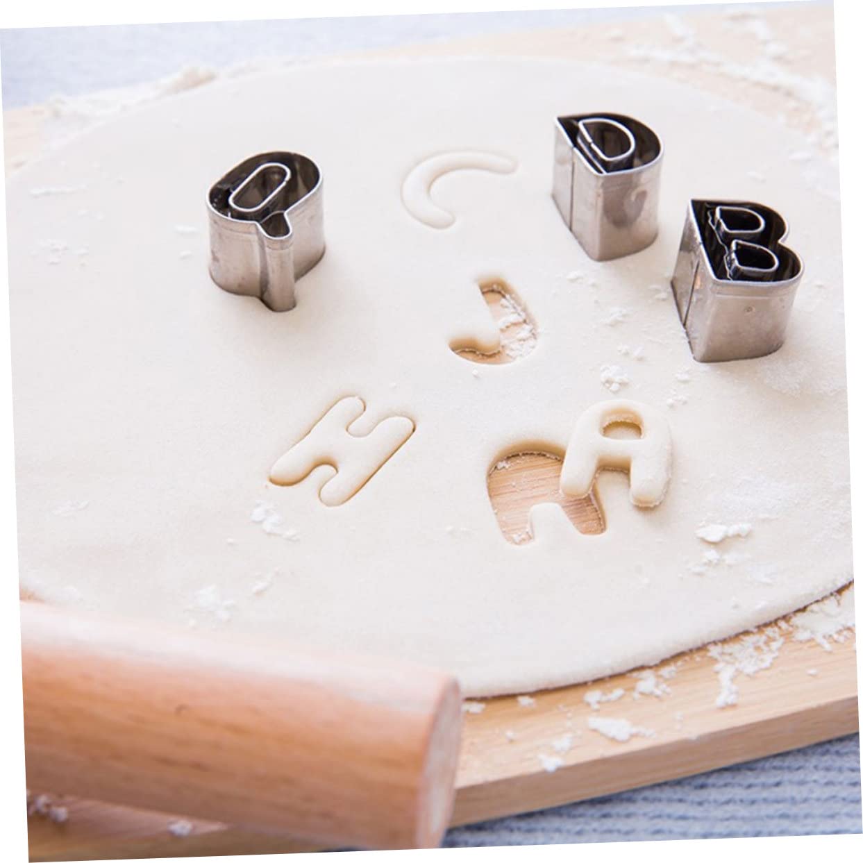 Zerodeko Stampi Per Biscotti Acciaio Inossidabile Riusabile Formine Per Dolci Portatili Per Cucina e Decorazioni Feste Per Amanti Della e Regali Creativi