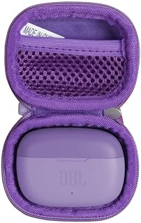 Hermitshell Hard Travel Case for JBL Vibe 200TWS True Wireless Earbuds (Purple)