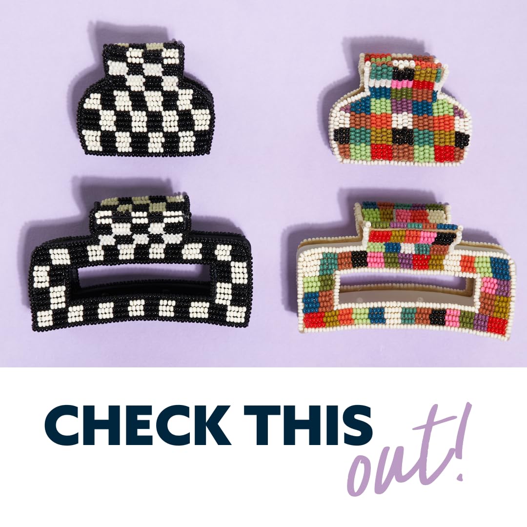 Amazon.com : INK+ALLOY Beaded Hair Clips, Lola Large  display picture 3