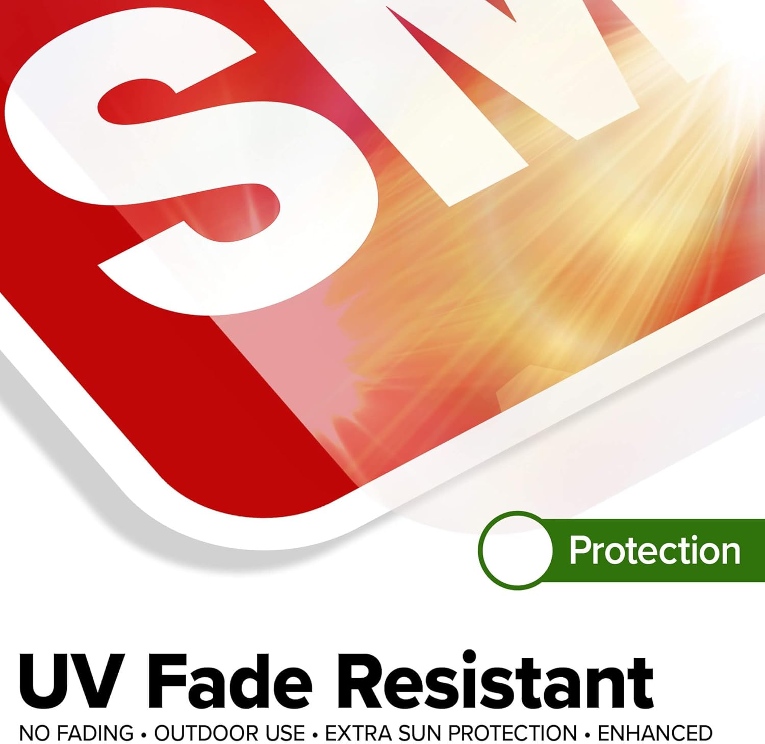 No Smoking with Graphic Warning Sign, 18x24 Inches, Rust Free .063 Aluminum, Fade Resistant, Made in USA by My Sign Center