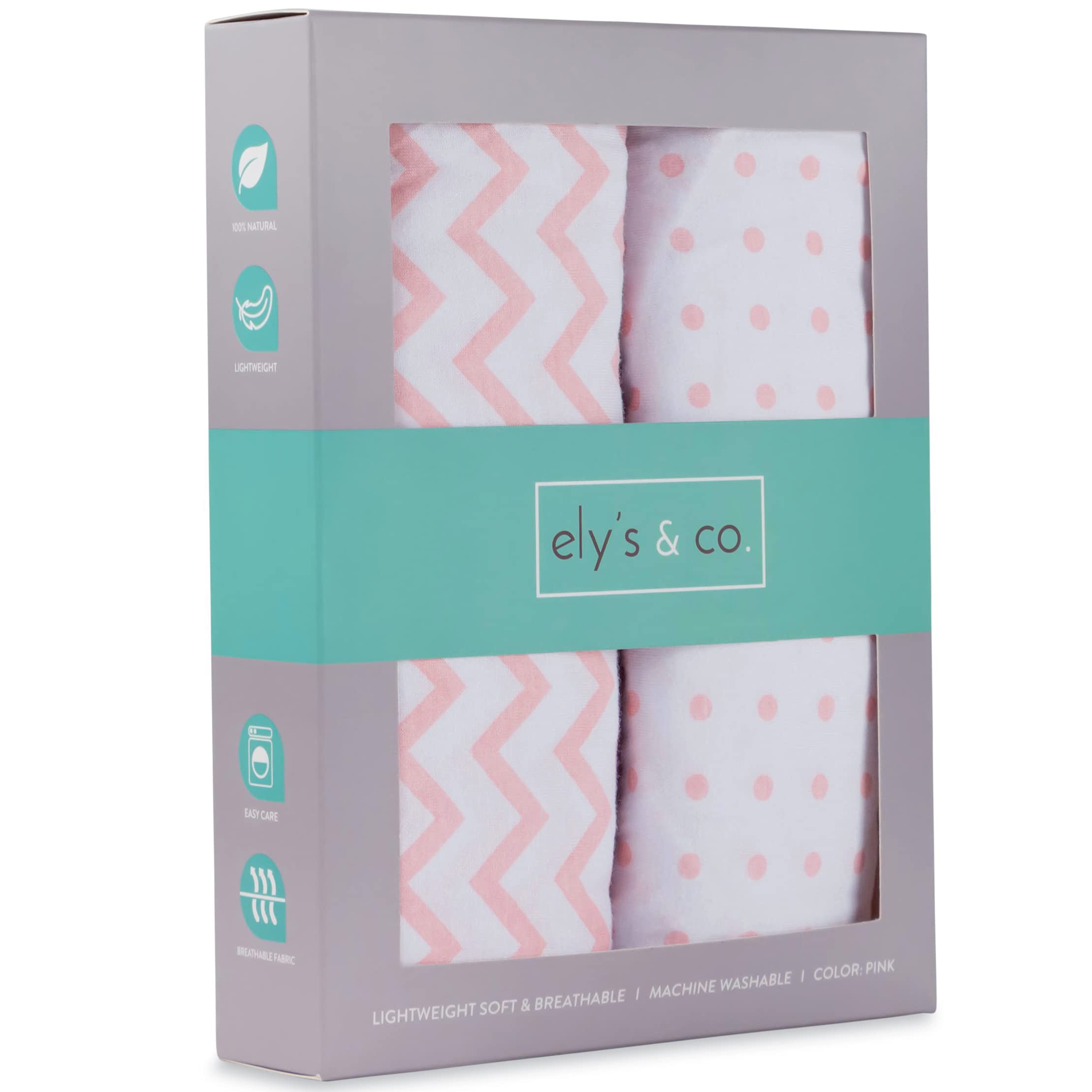 Drap de berceau portable doux pour la peau de bébé en coton jersey