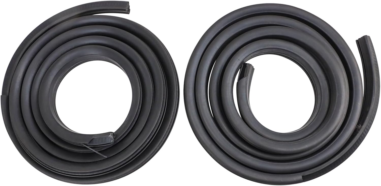 TRQ Door Weatherstrip Seal Kit Compatible with 2009-2014 Ford F-150