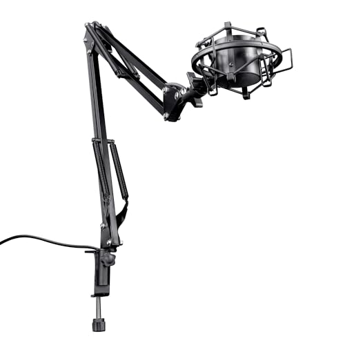 Trust Gaming GXT 253 Emita Braccetto Microfono Regolabile, Nero