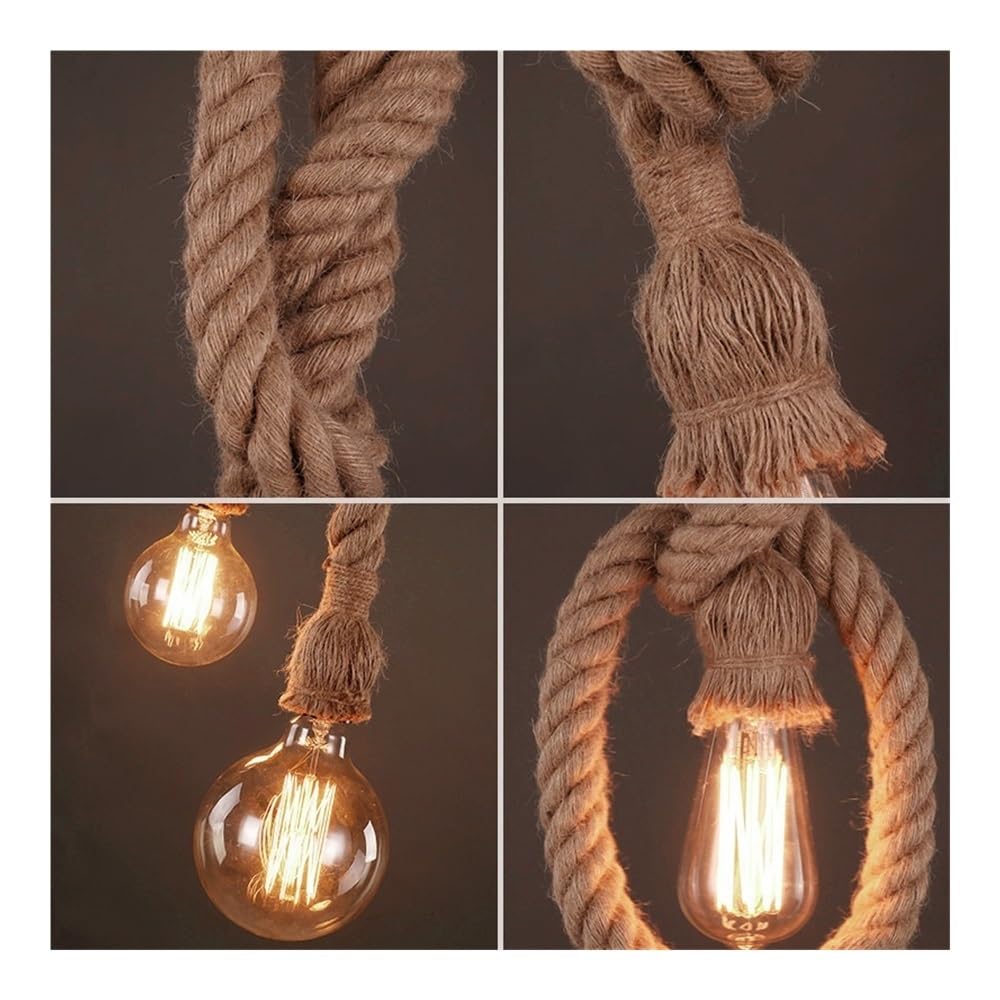 fengyan Casa bombillas, Paquete de 6 bombillas de filamento en espiral LED Vintage AC220V E27 bombilla LED Edison Retro T45 ST64 G80 G95 G125 Familiar Lámpara(Warm White T185)
