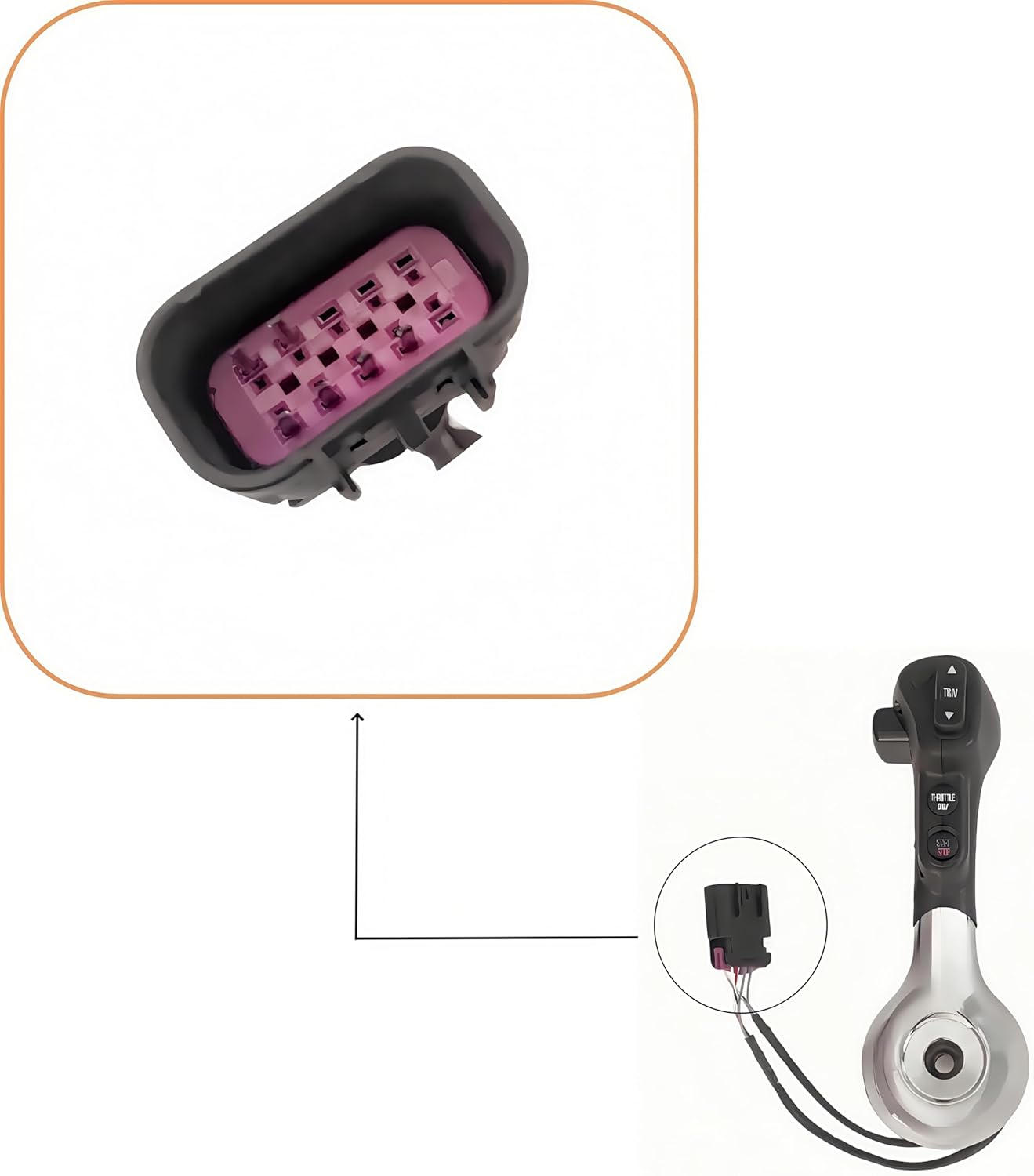 For Mercury Outboard 89298A01 GEN II Components Console Mount Control Box Remote Control-DTS Slim Binnacle