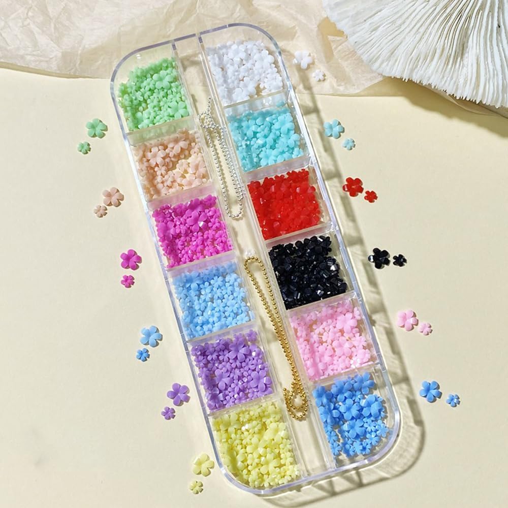 BEAUZY PROFESSIONAL 3D Nail Art kit for Women - Includes Bows, Pearl Caviar Beads & Nail Studs, Perfect Stones for Girls' Nail Decoration - Elegant nail art sticker & Art Accessories (BP-Decor-01)-picture-36