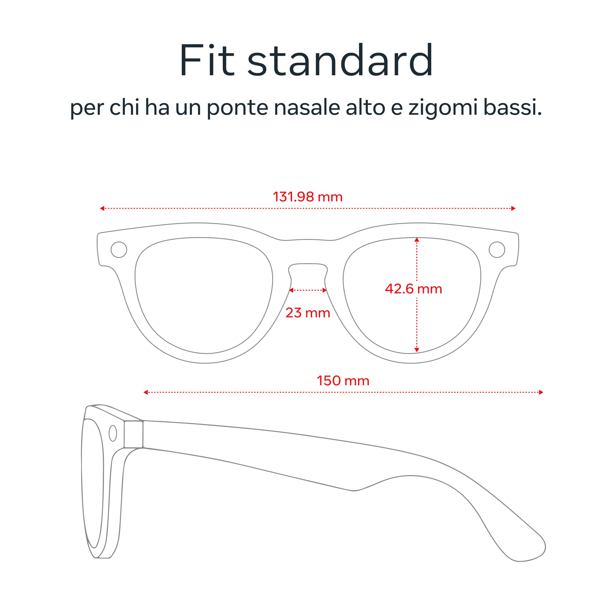 Ray-Ban Meta (Gen 2) Headliner Occhiali AI per Uomo, Donna — Vestibilità Ponte Basso — Fotocamera 12 MP, Video 3K Ultra HD, Meta AI — 2X Durata della Batteria — Nero Lucido, Lenti G15 Green