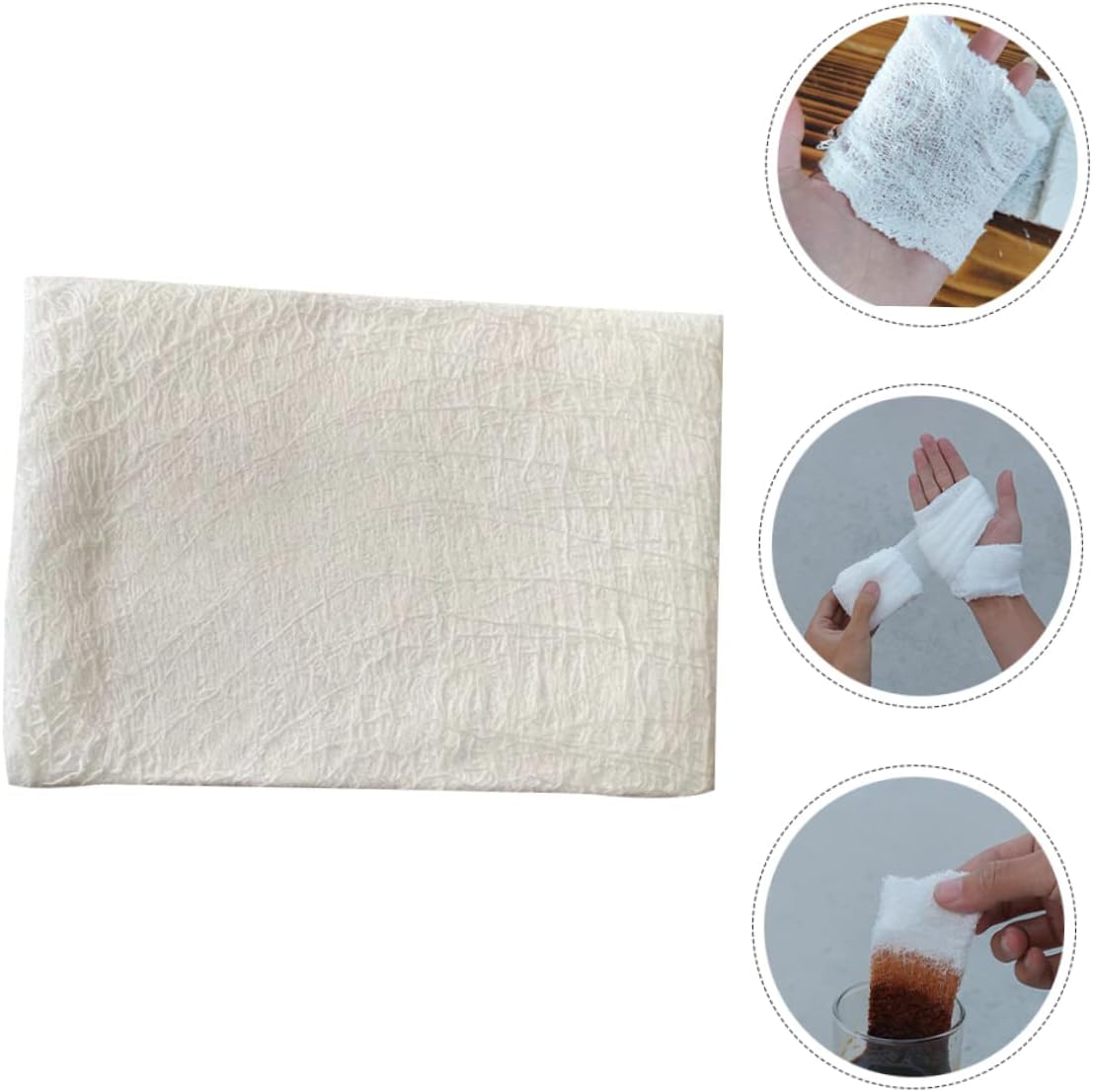 4pcs Breathable Wound Dressing Wrap for Wound Care Maximum Absorbency Arm Wrist Foot Ankle Knee Elbow
